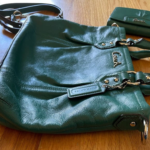 EUC Coach "Ashley" Mini Tote/Crossbody + Wallet - Picture 2 of 12